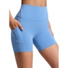 image:imageCRZ YOGA Butterluxe Biker Shorts Pockets 5  High Waisted Volleyball Workout Athletic Yoga WomensParty Blue