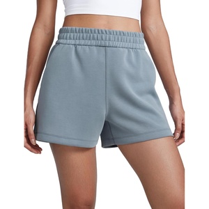 image:imageCRZ YOGA SoftAura Sweat Shorts for Women 4  High Waisted Modal for Casual Lounge Athletic with Pockets DrawstringBelgian Blue