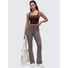 image:imageCRZ YOGA Butterluxe Square Neck Crop Tank Tops for Women  Workout Longline Sports Bras Padded Yoga CamisoleLava Brown