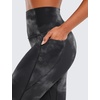 image:imageCRZ YOGA Butterluxe Workout Leggings Pockets 25  High Waisted Gym Womens Yoga Pants Buttery SoftGrey Tie Dye Flowers