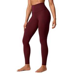 image:imageCRZ YOGA Butterlift Workout Leggings 28  High Waisted Pilates Gym Athletic Womens Yoga Pants Buttery SoftRed Merlot