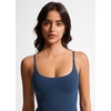 image:imageCRZ YOGA Nexfeel Scoop Neck One Piece Swimsuit for Women  Double Lined Non Padded Tummy Control U Back Modest Swim Bathing SuitInsignia Blue