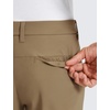 image:imageCRZ YOGA Mens All Day Comfy Golf Pants  2830323436 Quick Dry Lightweight Work Casual Trousers with PocketsArtifact Brown