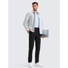 image:imageCRZ YOGA Mens All Day Comfy Golf Pants  2830323436 Quick Dry Lightweight Work Casual Trousers with PocketsBlack