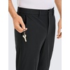image:imageCRZ YOGA Mens All Day Comfy Golf Pants  2830323436 Quick Dry Lightweight Work Casual Trousers with PocketsBlack