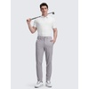image:imageCRZ YOGA Mens All Day Comfy Golf Pants  2830323436 Quick Dry Lightweight Work Casual Trousers with PocketsDark Chrome