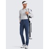 image:imageCRZ YOGA Mens All Day Comfy Golf Pants  2830323436 Quick Dry Lightweight Work Casual Trousers with PocketsElectric Blue