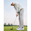 image:imageCRZ YOGA Mens All Day Comfy Golf Pants  2830323436 Quick Dry Lightweight Work Casual Trousers with PocketsGull Gray