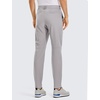 image:imageCRZ YOGA Mens All Day Comfy Golf Pants  2830323436 Quick Dry Lightweight Work Casual Trousers with PocketsGull Gray