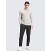 image:imageCRZ YOGA Mens All Day Comfy Golf Pants  2830323436 Quick Dry Lightweight Work Casual Trousers with PocketsInk Gray