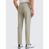image:imageCRZ YOGA Mens All Day Comfy Golf Pants  2830323436 Quick Dry Lightweight Work Casual Trousers with PocketsKhali Barley