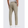 image:imageCRZ YOGA Mens All Day Comfy Golf Pants  2830323436 Quick Dry Lightweight Work Casual Trousers with PocketsOak