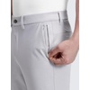 image:imageCRZ YOGA Mens All Day Comfy Golf Pants  2830323436 Quick Dry Lightweight Work Casual Trousers with PocketsPlatinum Grey
