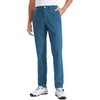 image:imageCRZ YOGA Mens All Day Comfy Golf Pants  2830323436 Quick Dry Lightweight Work Casual Trousers with PocketsIron Blue