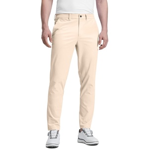 image:imageCRZ YOGA Mens All Day Comfy Golf Pants  2830323436 Quick Dry Lightweight Work Casual Trousers with PocketsRaw Linen