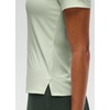 image:imageCRZ YOGA Short Sleeve Golf Polo Shirts UPF 50  Tennis Soft and Sun Protection Slim Fit Hip Length Button Placket Side Slit Tops for WomenJade Grey