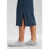 image:imageCRZ YOGA SoftAura High Waisted Midi Pencil Skirts  PeachFuzz Texture Casual Side Slit Drawstring Pockets Skort for WomenInk Blue