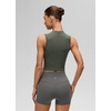 image:imageCRZ YOGA Softembrace High Neck Crop Tank Top  Workout Ultra Soft Tight Fit Wide Straps Sleeveless Shirts for WomenLight Army Green