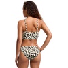 image:imageCRZ YOGA V Shaped Longline Bikini Tops  Builtin Pads AD Cup Cropped Adjustable Spaghetti Straps Swim Bathing Suit for WomenPrimulin Leopard