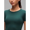 image:imageCRZ YOGA Seamless Crewneck TShirt  Training ChafeFree Slim Fit Hip Length Raglan Sleeves Workout Short Sleeve Tops for WomenForest Green