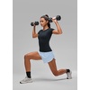 image:imageCRZ YOGA Seamless Crewneck TShirt  Training ChafeFree Slim Fit Hip Length Raglan Sleeves Workout Short Sleeve Tops for WomenTrue Navy