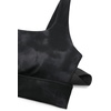 image:imageCRZ YOGA Butterluxe U Back Sports Bras  Light Support Removable Pads Yoga Extremely Soft Longline Scoop Neck Wide Straps for WomenBlack Tie Dye