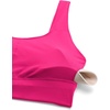 image:imageCRZ YOGA Butterluxe U Back Sports Bras  Light Support Removable Pads Yoga Extremely Soft Longline Scoop Neck Wide Straps for WomenGranita Pink