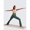 image:imageCRZ YOGA Butterluxe U Back Sports Bras  Light Support Removable Pads Yoga Extremely Soft Longline Scoop Neck Wide Straps for WomenMojave Tan