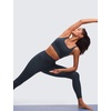 image:imageCRZ YOGA Butterluxe U Back Sports Bras  Light Support Removable Pads Yoga Extremely Soft Longline Scoop Neck Wide Straps for WomenTrue Navy