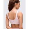 image:imageCRZ YOGA Butterluxe U Neck Sports Bras  Light Support Removable Pads Yoga Extremely Soft UShaped Back for WomenStrawberry Pink