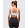 image:imageCRZ YOGA Butterluxe U Neck Sports Bras  Light Support Removable Pads Yoga Extremely Soft UShaped Back for WomenWhite