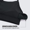 image:imageCRZ YOGA Butterluxe Y Back Sports Bras  Light Support Removable Pads Yoga Extremely Soft Scoop Neck Spaghetti Strap for WomenBlack