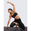 image:imageCRZ YOGA Butterluxe Y Back Sports Bras  Light Support Removable Pads Yoga Extremely Soft Scoop Neck Spaghetti Strap for WomenBlack