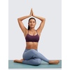 image:imageCRZ YOGA Butterluxe Y Back Sports Bras  Light Support Removable Pads Yoga Extremely Soft Scoop Neck Spaghetti Strap for WomenDeep Purple