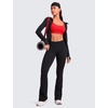 image:imageCRZ YOGA Butterluxe Y Back Sports Bras  Light Support Removable Pads Yoga Extremely Soft Scoop Neck Spaghetti Strap for WomenDeep Red