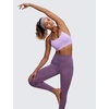 image:imageCRZ YOGA Butterluxe Y Back Sports Bras  Light Support Removable Pads Yoga Extremely Soft Scoop Neck Spaghetti Strap for WomenElfin Purple