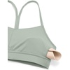 image:imageCRZ YOGA Butterluxe Y Back Sports Bras  Light Support Removable Pads Yoga Extremely Soft Scoop Neck Spaghetti Strap for WomenGreen Palm Court