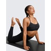 image:imageCRZ YOGA Butterluxe Y Back Sports Bras  Light Support Removable Pads Yoga Extremely Soft Scoop Neck Spaghetti Strap for WomenGrey Camouflage 2