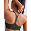image:imageCRZ YOGA Butterluxe Y Back Sports Bras  Light Support Removable Pads Yoga Extremely Soft Scoop Neck Spaghetti Strap for WomenLegend Green