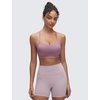 image:imageCRZ YOGA Butterluxe Y Back Sports Bras  Light Support Removable Pads Yoga Extremely Soft Scoop Neck Spaghetti Strap for WomenLight Lavender