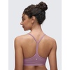 image:imageCRZ YOGA Butterluxe Y Back Sports Bras  Light Support Removable Pads Yoga Extremely Soft Scoop Neck Spaghetti Strap for WomenLight Lavender