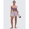 image:imageCRZ YOGA Butterluxe Y Back Sports Bras  Light Support Removable Pads Yoga Extremely Soft Scoop Neck Spaghetti Strap for WomenLight Lavender