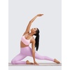 image:imageCRZ YOGA Butterluxe Y Back Sports Bras  Light Support Removable Pads Yoga Extremely Soft Scoop Neck Spaghetti Strap for WomenPink Peony