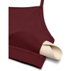 image:imageCRZ YOGA Butterluxe Y Back Sports Bras  Light Support Removable Pads Yoga Extremely Soft Scoop Neck Spaghetti Strap for WomenRed Merlot