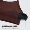 image:imageCRZ YOGA Butterluxe Y Back Sports Bras  Light Support Removable Pads Yoga Extremely Soft Scoop Neck Spaghetti Strap for WomenTaupe