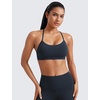 image:imageCRZ YOGA Butterluxe Y Back Sports Bras  Light Support Removable Pads Yoga Extremely Soft Scoop Neck Spaghetti Strap for WomenTrue Navy