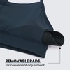 image:imageCRZ YOGA Butterluxe Y Back Sports Bras  Light Support Removable Pads Yoga Extremely Soft Scoop Neck Spaghetti Strap for WomenTrue Navy