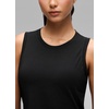 image:imageCRZ YOGA Quick Dry Racerback Crop Tank Top  Workout Drappy Classic Fit Crewneck Back Curved Hem Sleeveless Shirts for WomenBlack