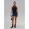 image:imageCRZ YOGA Quick Dry Racerback Crop Tank Top  Workout Drappy Classic Fit Crewneck Back Curved Hem Sleeveless Shirts for WomenBlack