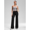 image:imageCRZ YOGA Softretch Wide Leg Pants 283032  No Front Seam Ultimate Comfort Next to Skin Yoga Casual High Waisted for WomenBlack